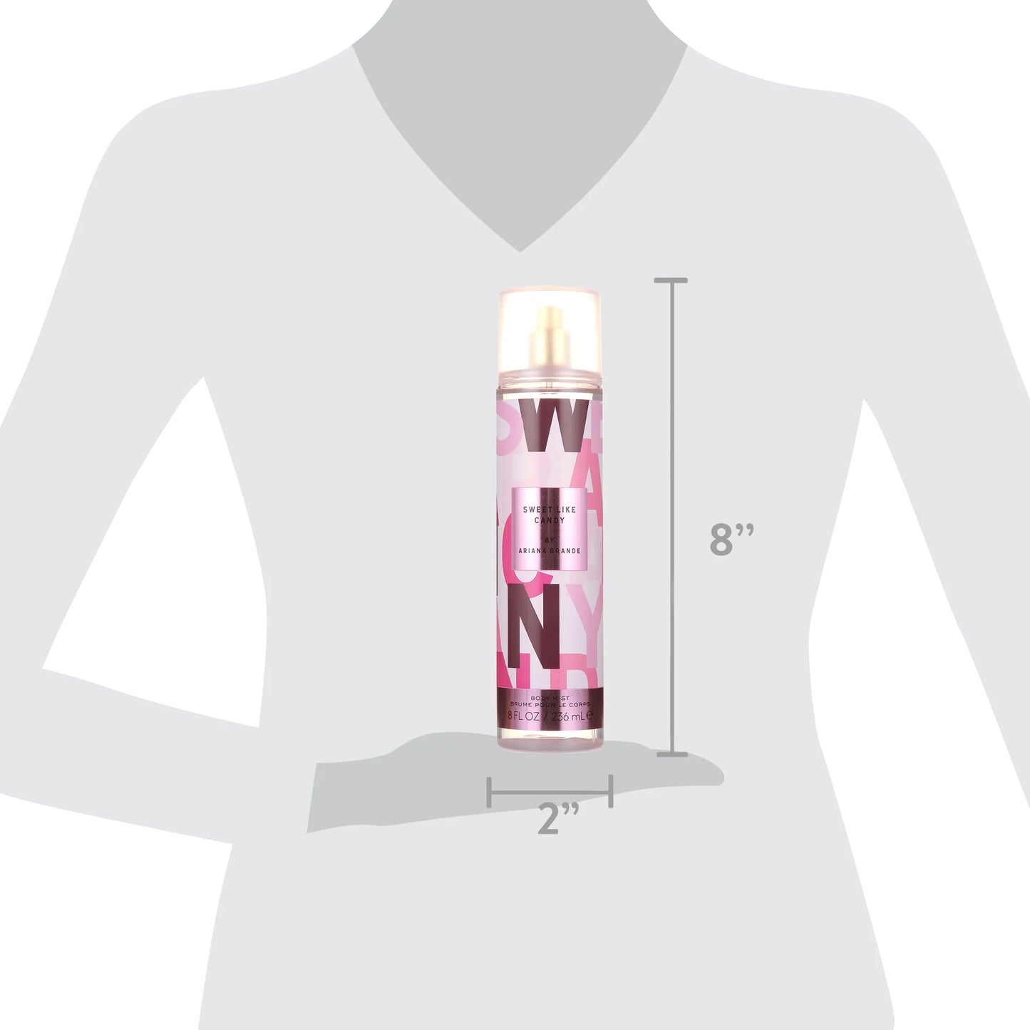 Ariana Grande Sweet Like Candy Body Mist – Body Spray for Women, 8 oz Ariana Grande