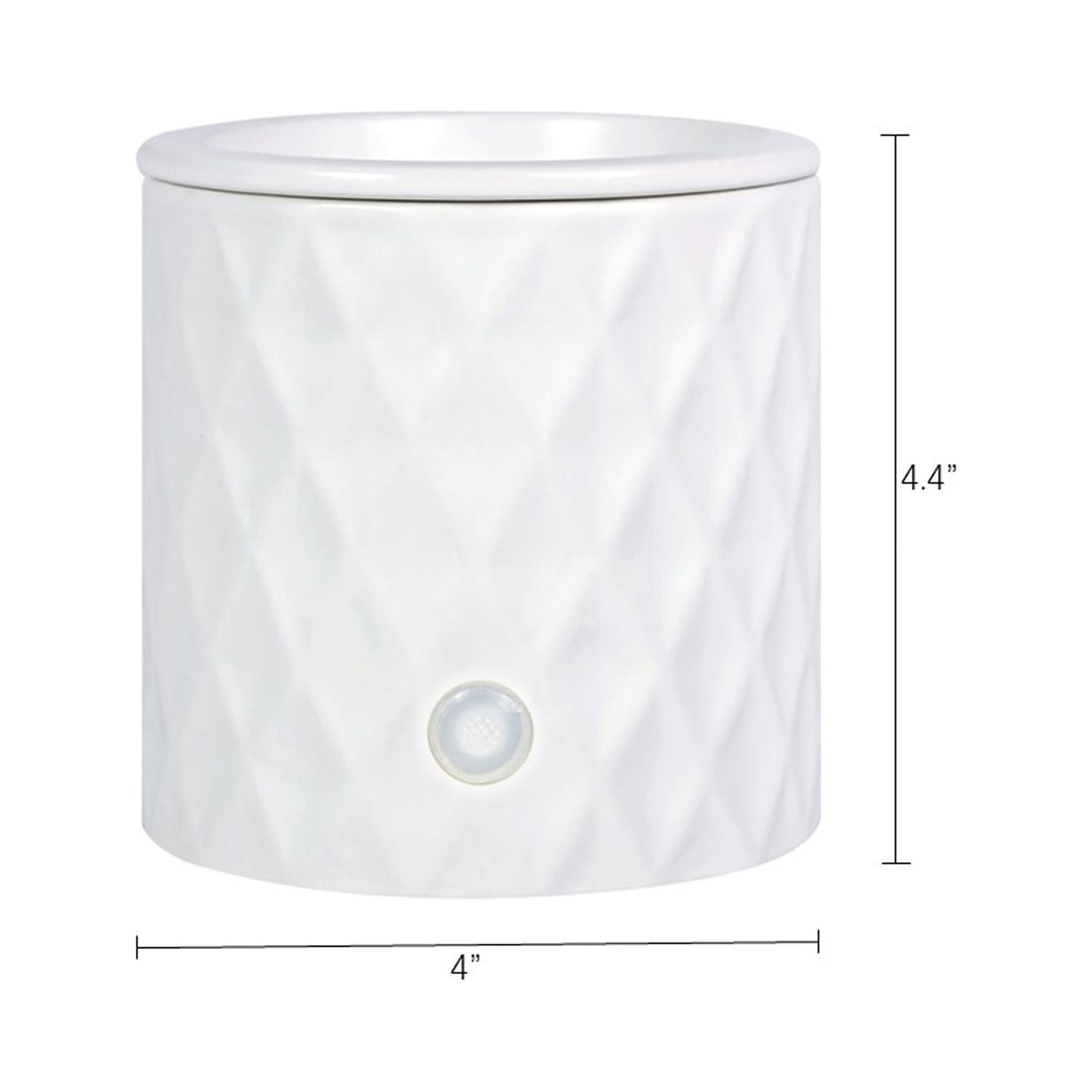 Mainstays Electric 18-Watt Diamond Ceramic Wax Melt Warmer – White