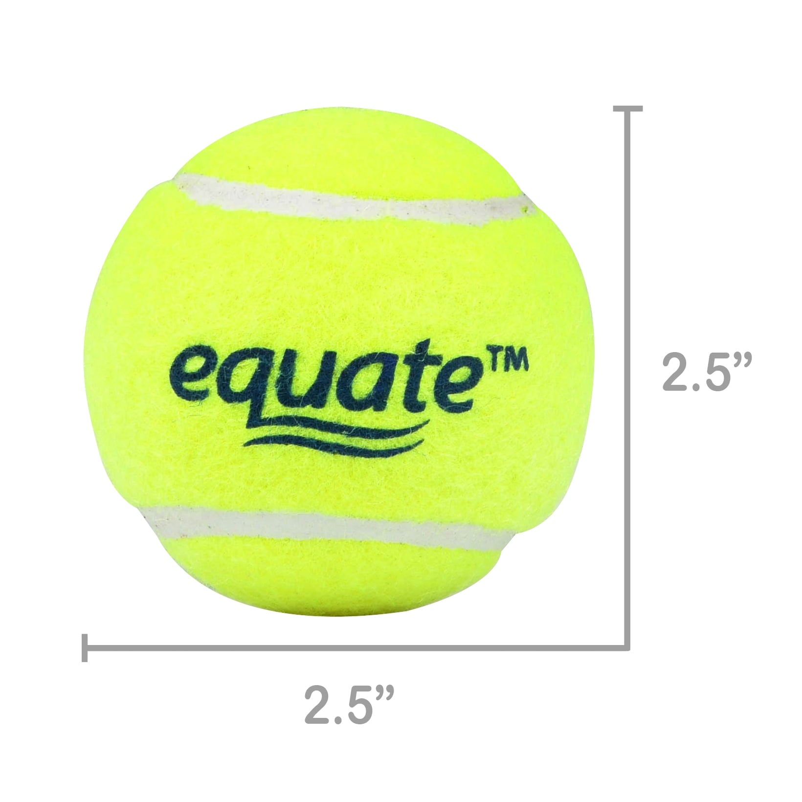 Equate Walker Tennis Balls – 2‑Pack, Pre‑Cut for Easy Installation, Smooth Glide for Walkers Equate
