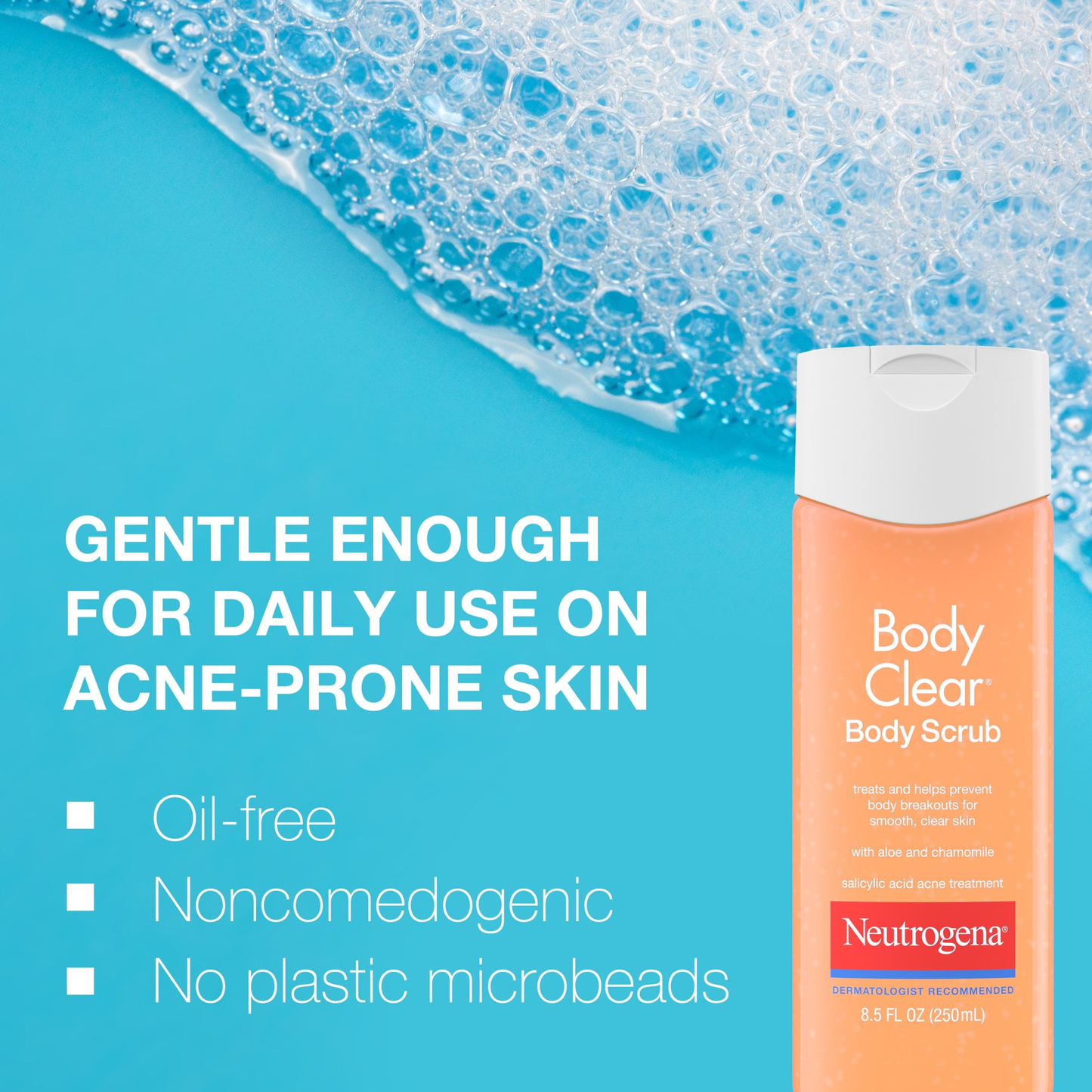 Neutrogena Acne Body Scrub with 2% Salicylic Acid – 8.5 oz Neutrogena