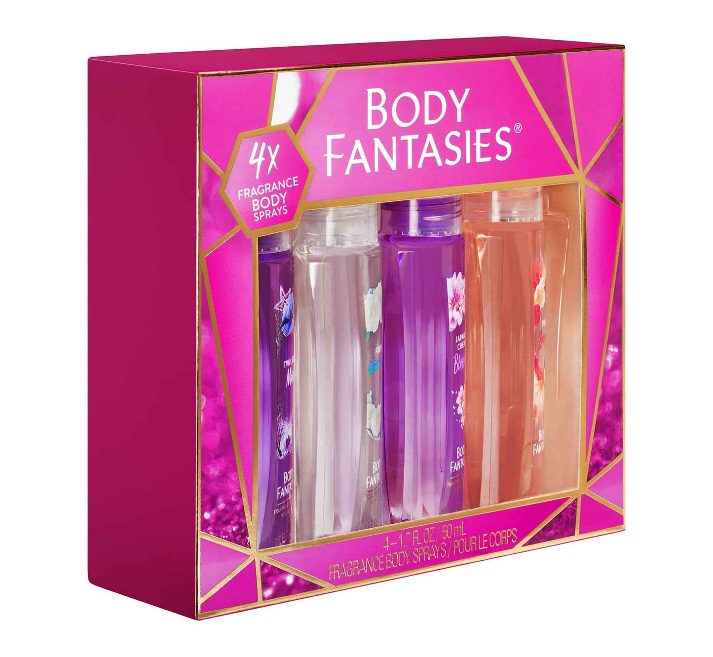 Body Fantasies Signature 4-Piece Gift Set – Bestselling Fragrance Collection