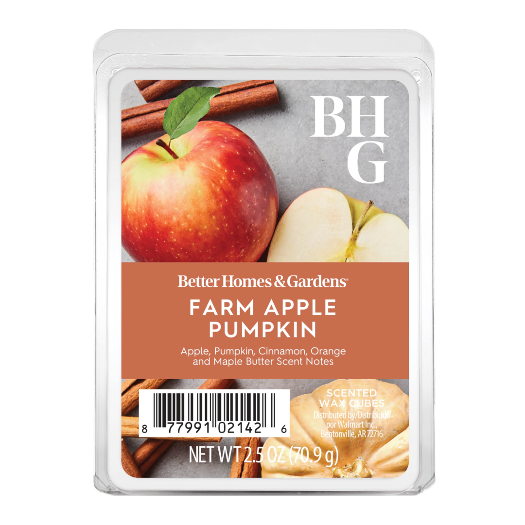 Farm Apple Pumpkin Scented Wax Melts by Better Homes & Gardens - 2.5 oz (1-Pack)