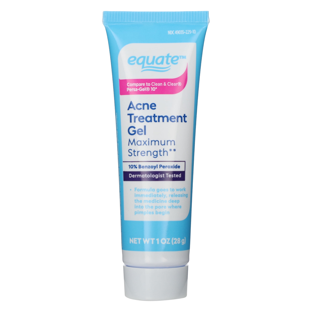 Equate Maximum Strength Acne Treatment Gel, 1 oz Equate