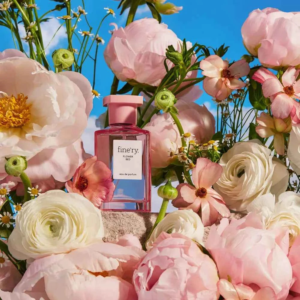 fine'ry. Eau de Parfum Women's Perfume – Flower Bed, 2 fl oz, Long-Lasting Floral Fragrance