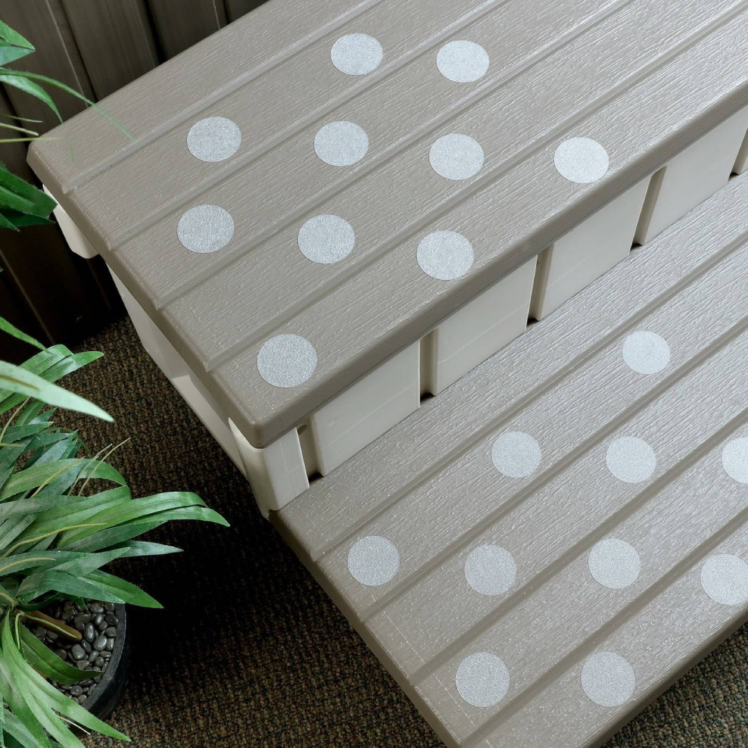 SlipX Solutions Adhesive Mighty Dot Safety Bath Treads – Non-Slip Tub & Shower Stickers, 20 Count SlipX Solutions