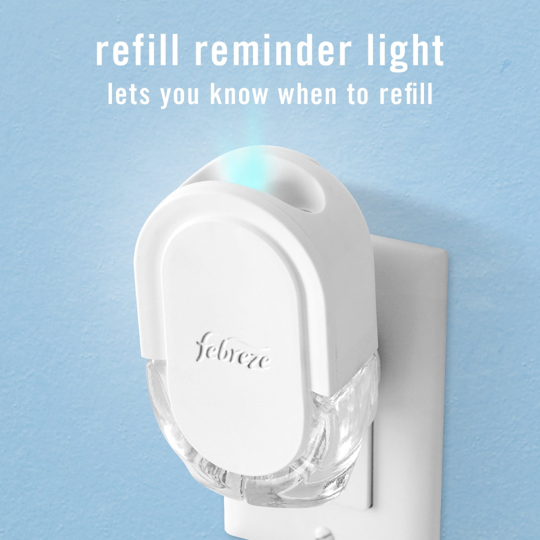 Febreze Plug In Air Freshener Odor-Fighting Scented Oil Warmer, 2 Count Febreze