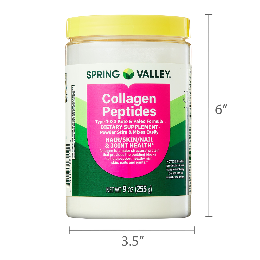 Spring Valley Collagen Peptides Type 1 & 3 Powder 9 oz Spring Valley