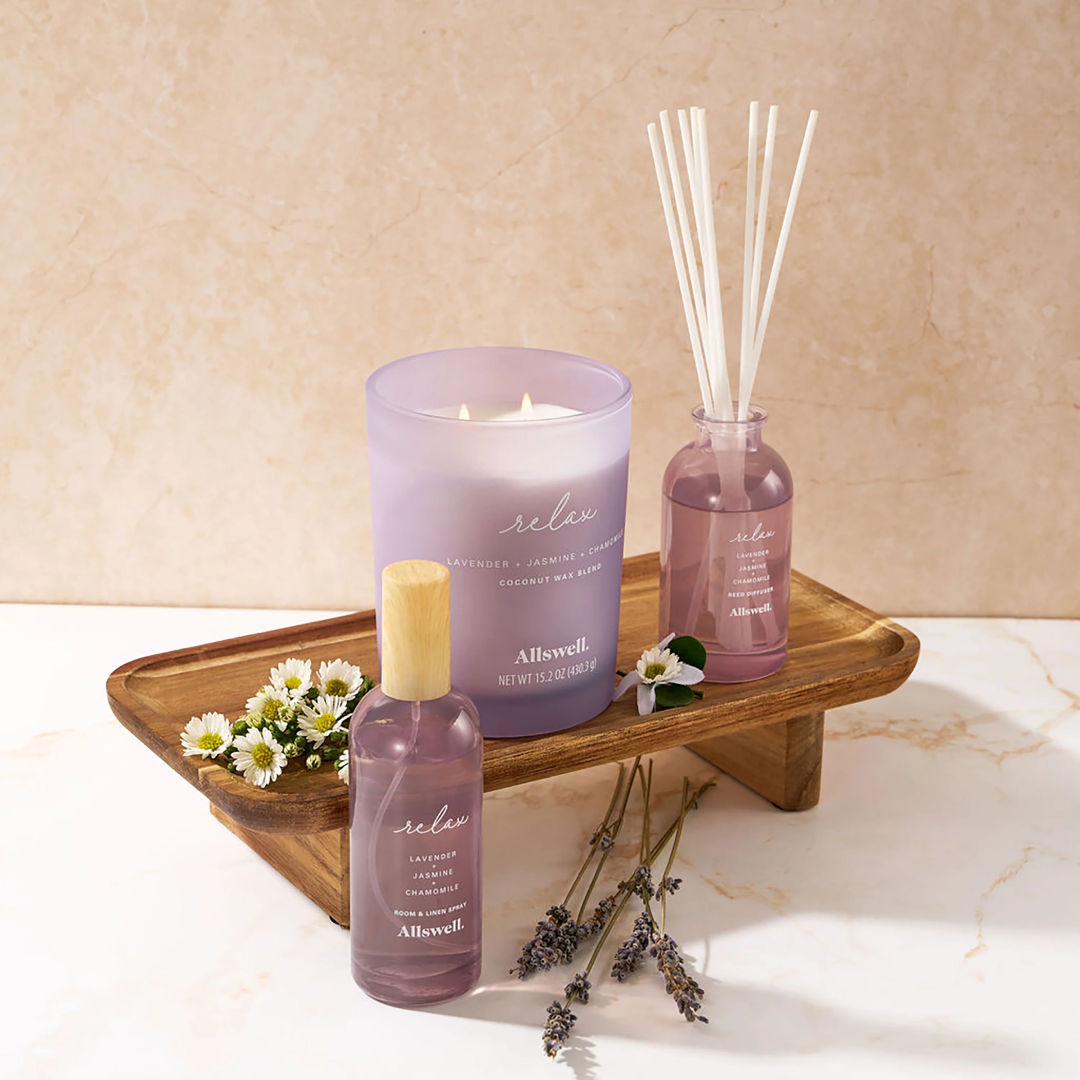 Allswell Relax Lavender Jasmine Chamomile Room & Linen Spray - 3.4 fl oz Allswell