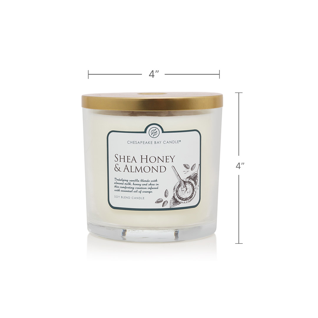 Chesapeake Bay Shea Honey & Almond Jar Candle – 3-Wick, 14 oz Chesapeake Bay