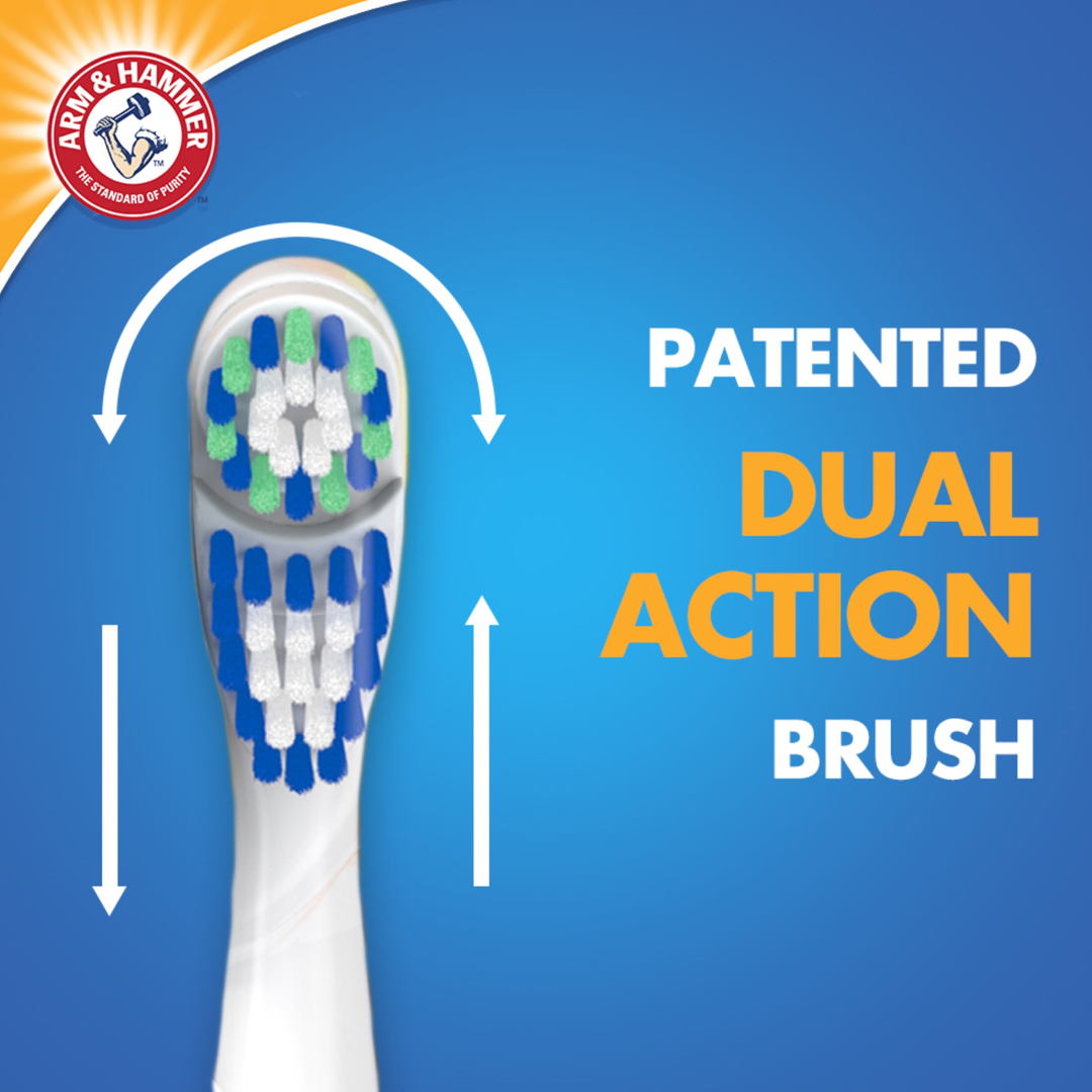 Arm & Hammer Spinbrush Pro+ Gum Health Dual Action Soft Powered Toothbrush Arm & Hammer