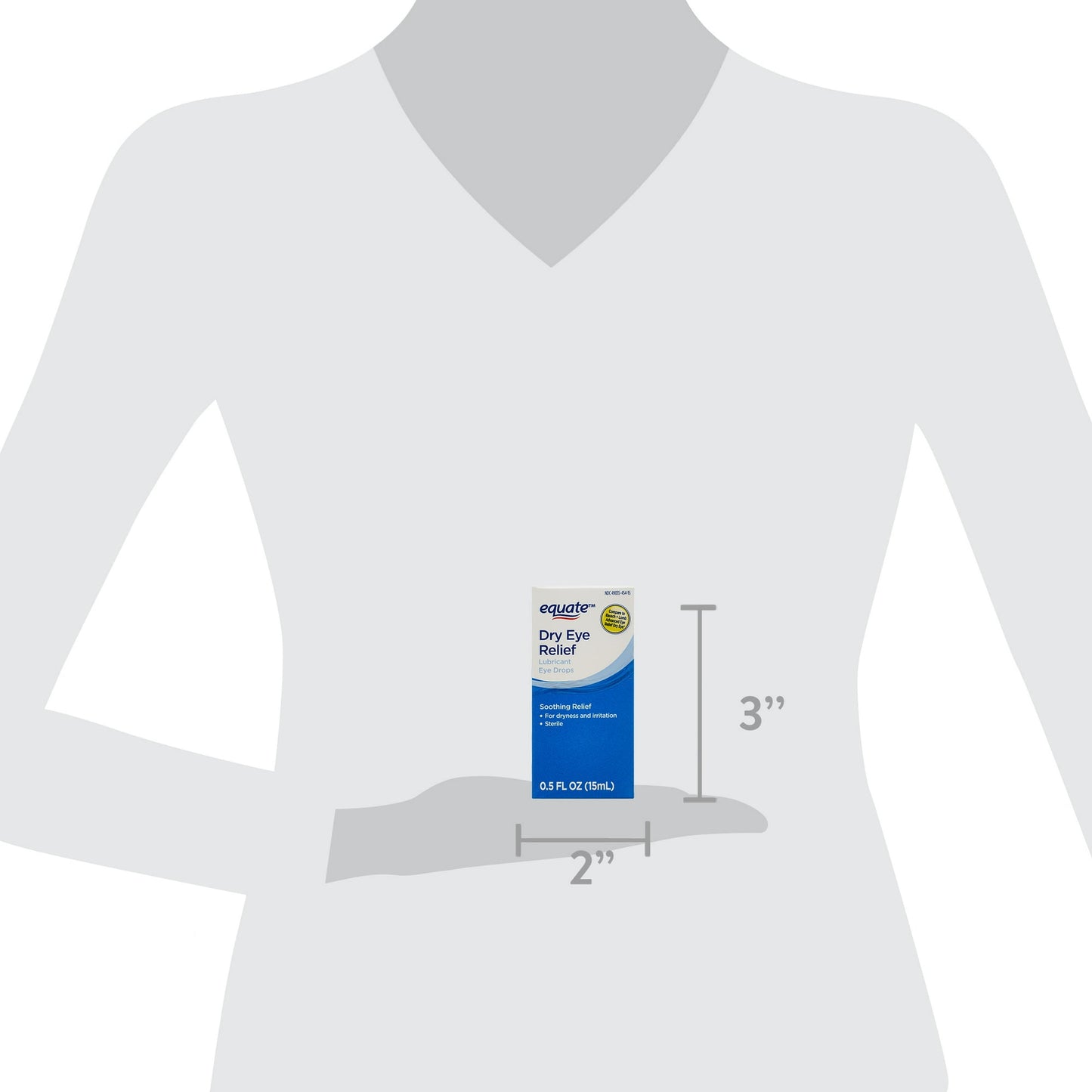 Equate Dry Eye Relief Lubricant Eye Drops – 0.5 fl oz