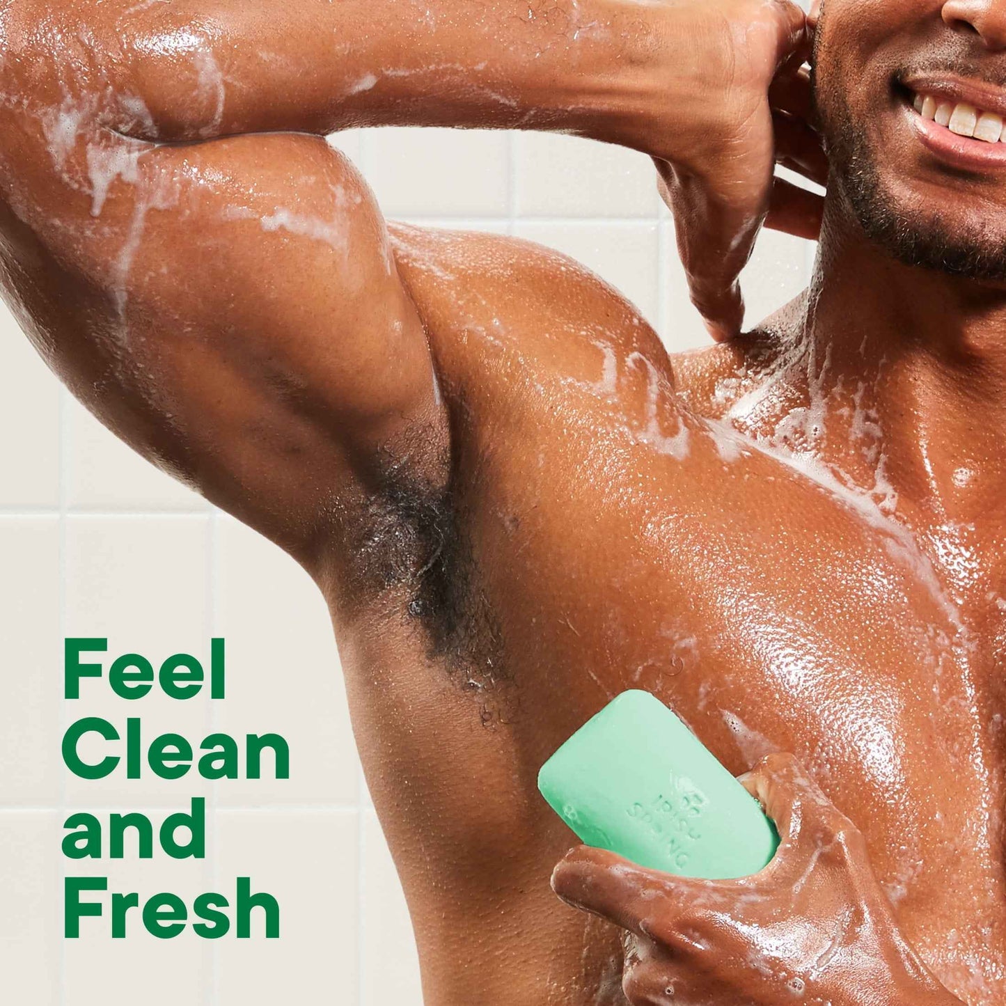 Irish Spring Original Deodorant Bar Soap for Men with Flaxseed Oil – 3.7 oz Bars, 8-Pack