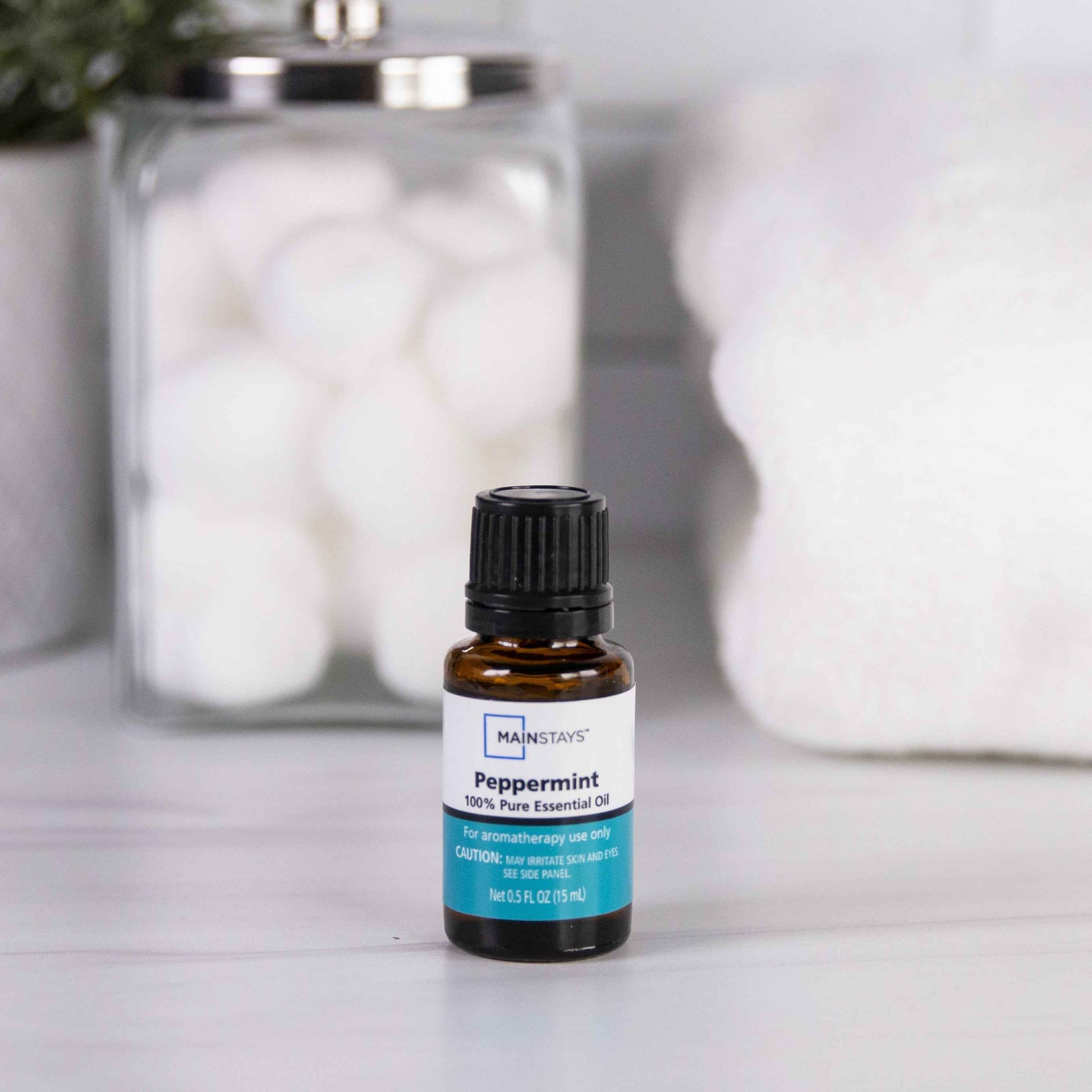 Mainstays Pure Peppermint Essential Oil, 15 mL – 1 Pack