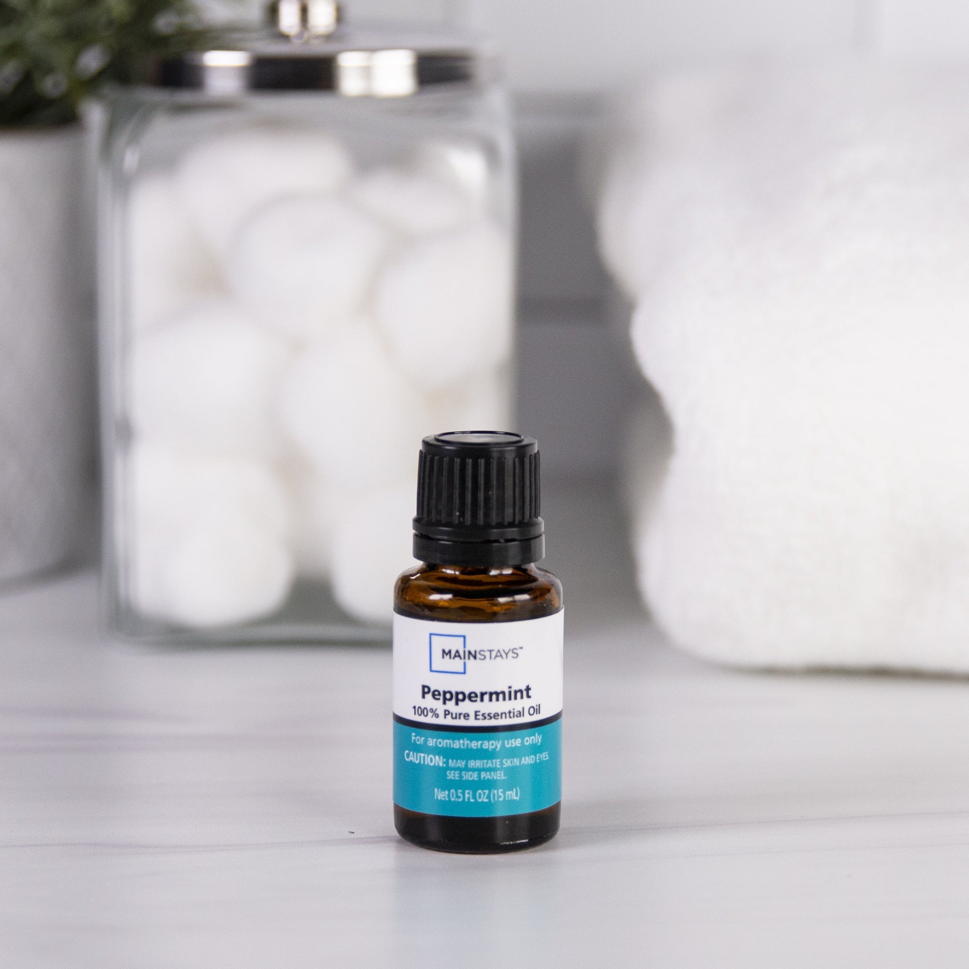 Mainstays Pure Peppermint Essential Oil – 100% Pure, 15 mL Mainstays