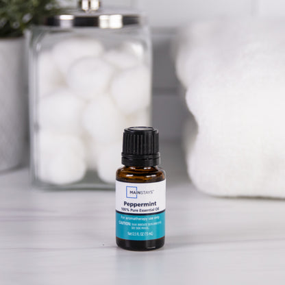 Mainstays Pure Peppermint Essential Oil – 100% Pure, 15 mL Mainstays