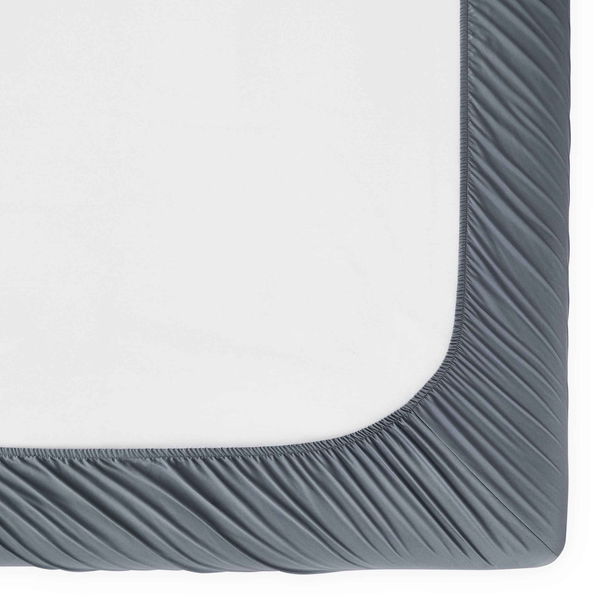 Allswell 6-Piece Dark Gray Cotton Lyocell Blend Bed Sheet Set – 300 Thread Count, Queen Size