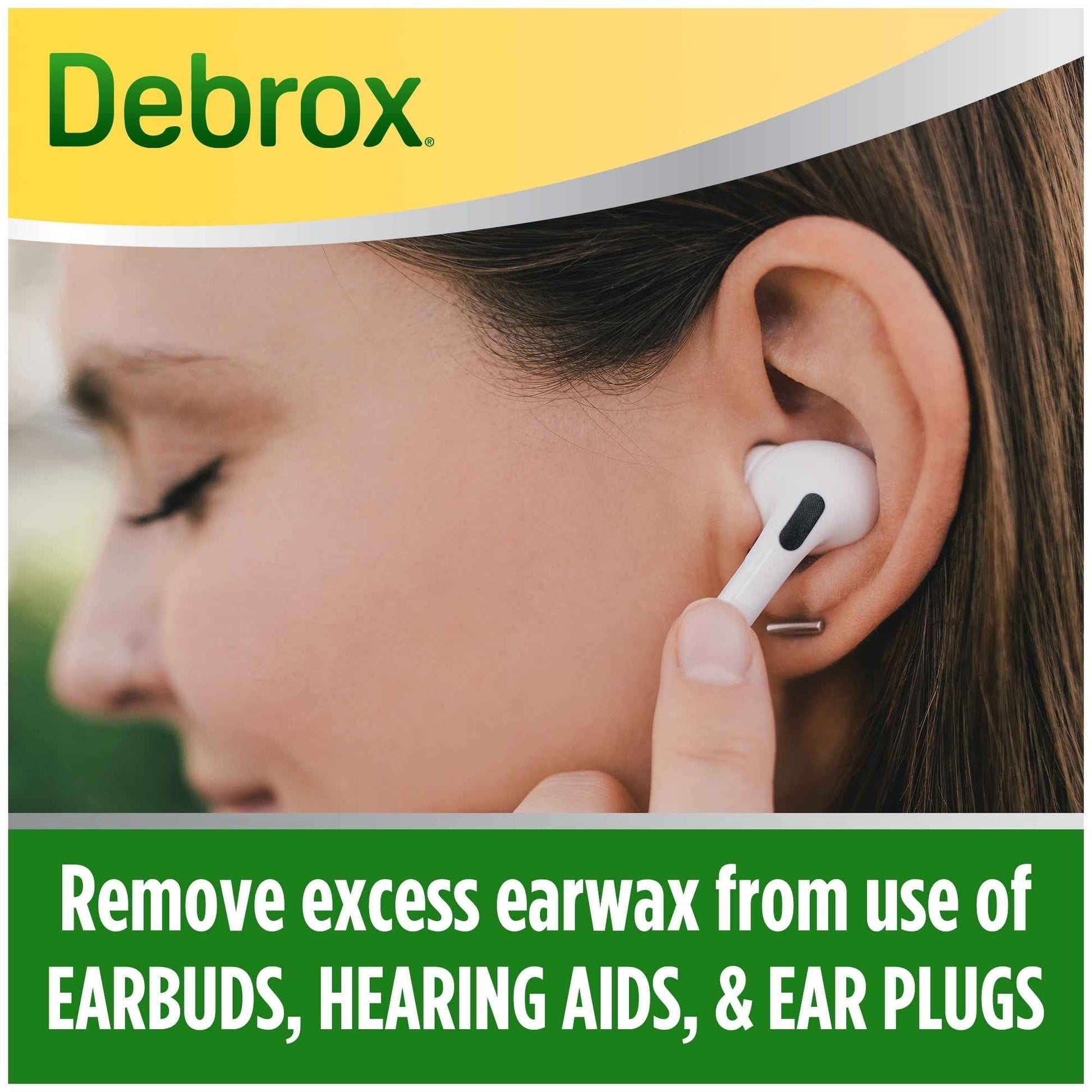 Debrox Ear Wax Removal Kit – Ear Cleaning Rubber Bulb Syringe & 0.5 fl oz Ear Wax Removal Drops