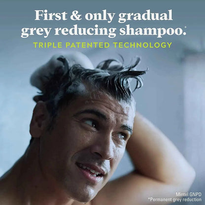 Just For Men Control GX Grey Reducing Shampoo – Gradual Grey Blending with Keratin, 4 fl oz