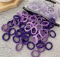 100Pcs Hair Bands for Children – Colorful Nylon Scrunchie Hair Ties, Elastic Hair Leagues for Girls