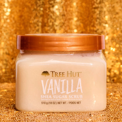 Tree Hut Vanilla Shea Butter Sugar Body Scrub – 18 oz Tree Hut