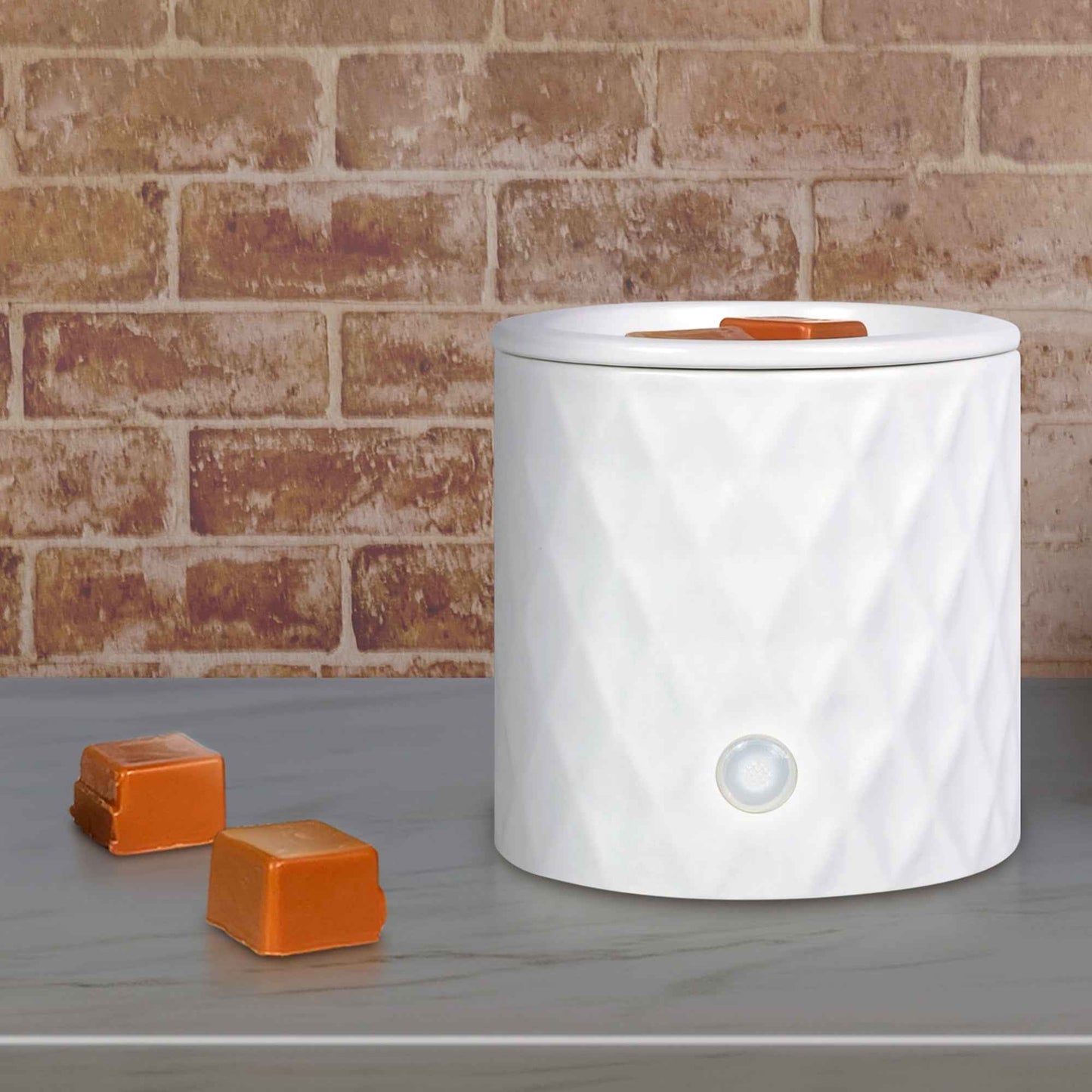 Mainstays Electric 18-Watt Diamond Ceramic Wax Melt Warmer – White