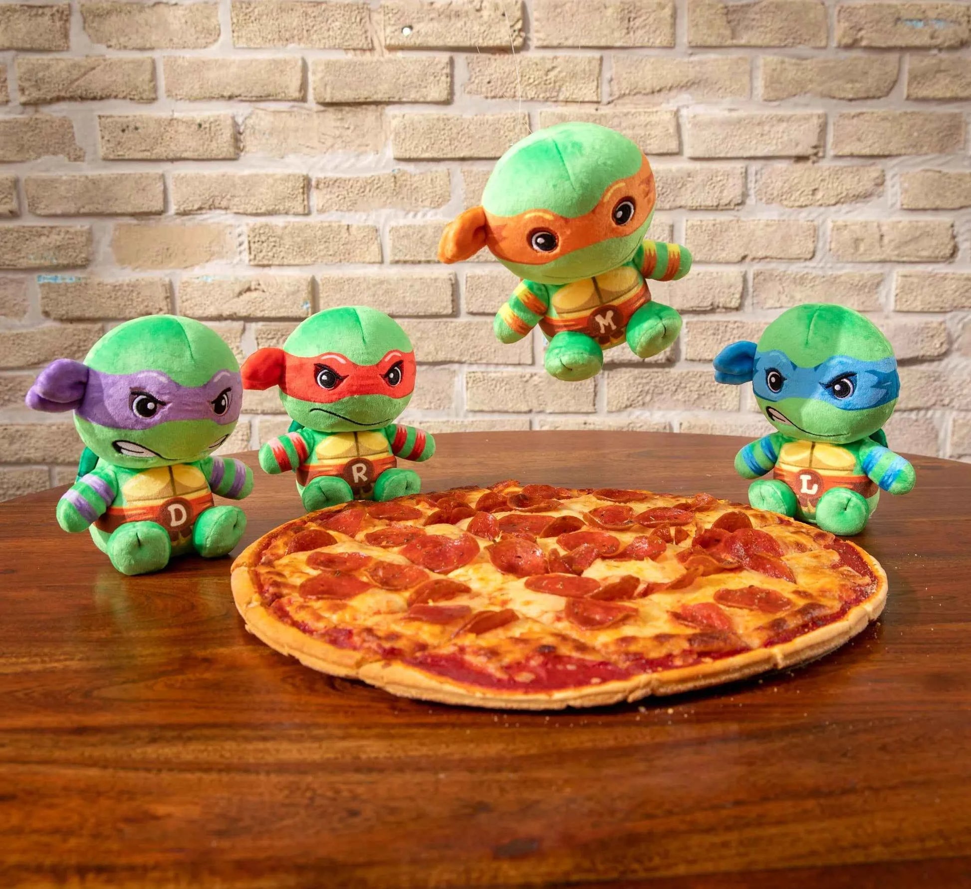 Club Mocchi TMNT Junior 6-Inch Plush | Teenage Mutant Ninja Turtles Michelangelo Leonardo Raphael Donatello