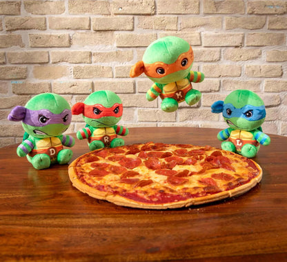 Club Mocchi TMNT Junior 6-Inch Plush | Teenage Mutant Ninja Turtles Michelangelo Leonardo Raphael Donatello
