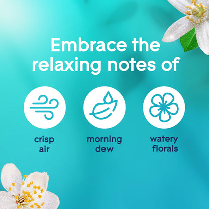 Glade Odor Fighting Soft Mist Air Freshener Room Spray, Dewdrop Petals, 8.0oz, Case of 6