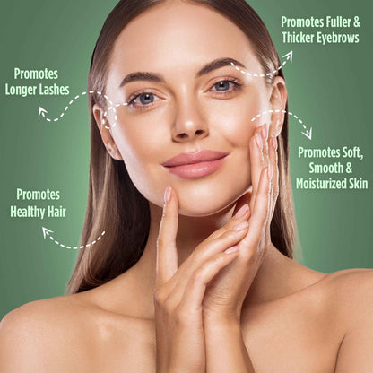 Spring Valley Cold-Pressed Castor Oil – Organic, Unrefined & Hexane-Free – For Hair, Skin & Brows – 8 fl oz