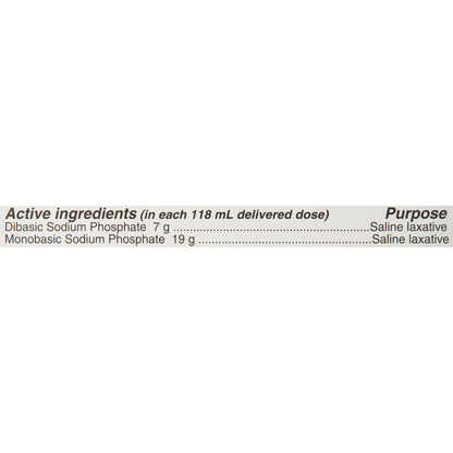 Equate Ready-to-Use Enema Sodium Phosphates Saline Laxative, 9 fl oz, 2 Pack