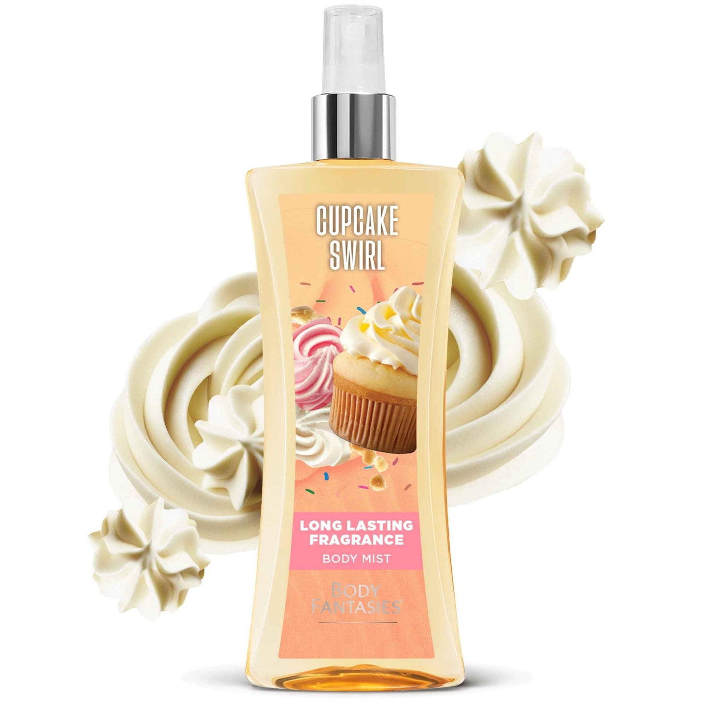Body Fantasies Signature Fragrance Body Spray – Cupcake Swirl (3.2 fl oz)