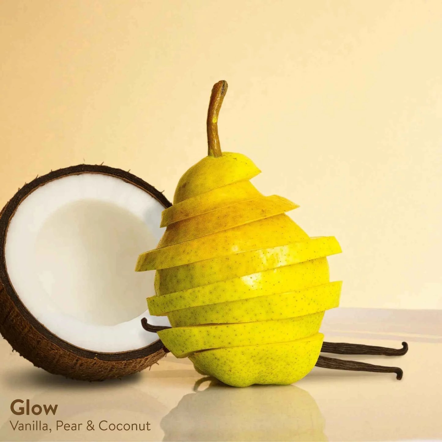 Allswell Dual Plug-In Air Freshener with Essential Oils - Calm & Glow (Coconut, Citrus, Amber & Vanilla, Pear, Coconut) - 2-Pack Refills