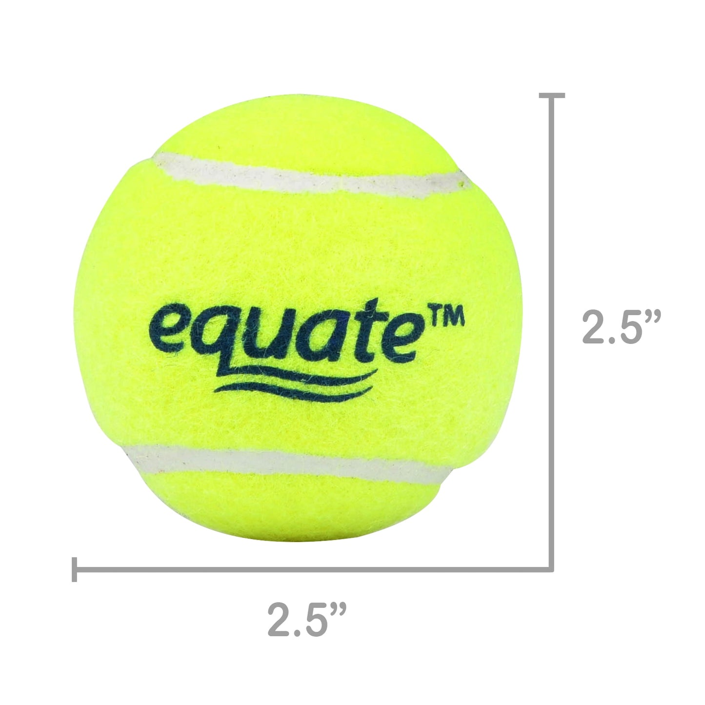 Equate Walker Tennis Balls – 2‑Pack, Pre‑Cut for Easy Installation, Smooth Glide for Walkers