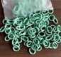100Pcs Hair Bands for Children – Colorful Nylon Scrunchie Hair Ties, Elastic Hair Leagues for Girls
