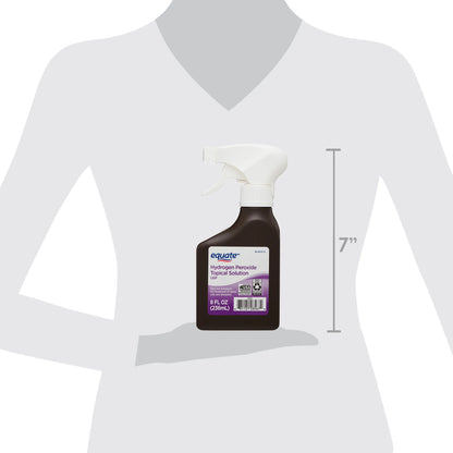 Equate 3% Hydrogen Peroxide Topical Solution Antiseptic Spray, 8 fl oz Equate