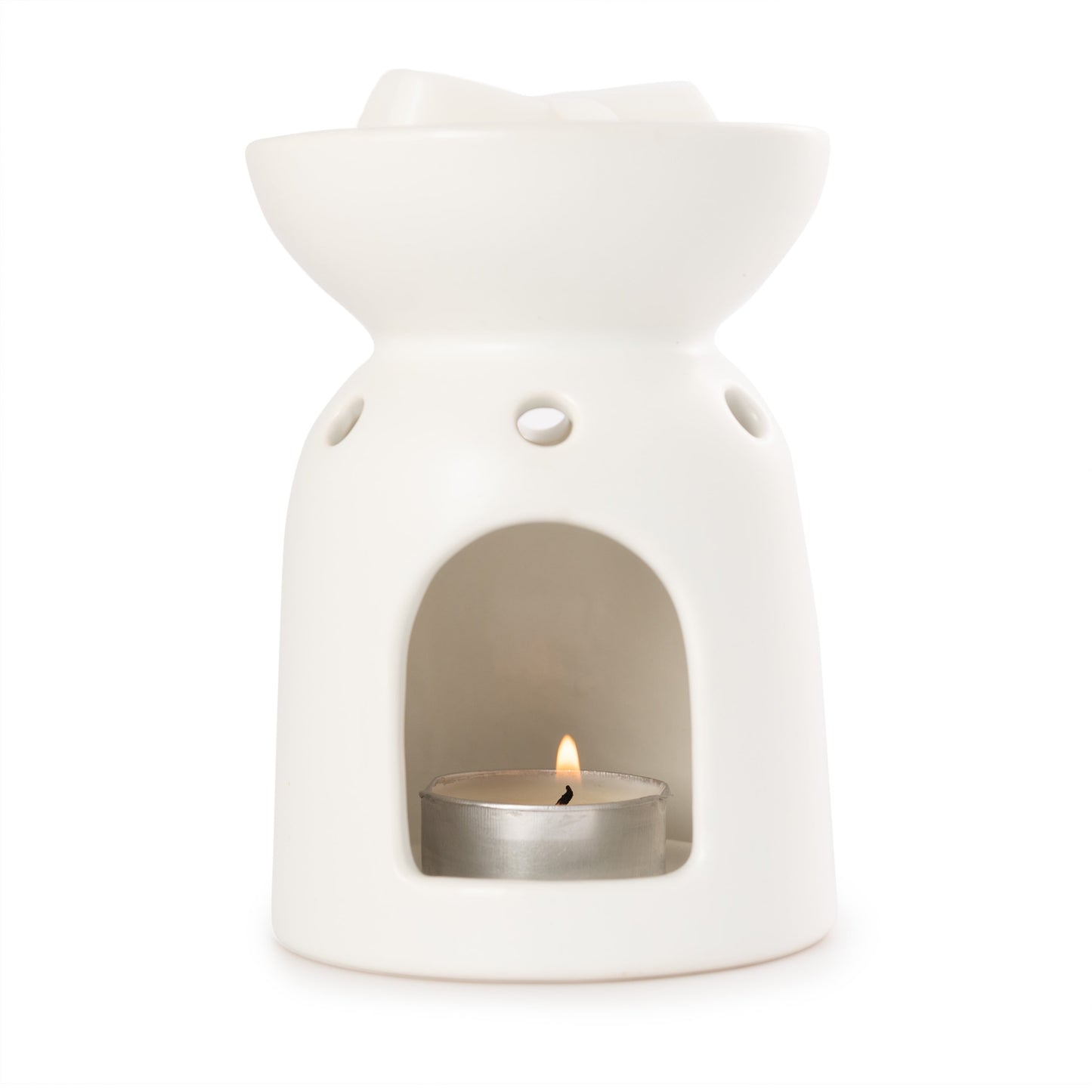 Mainstays Tealight Ceramic Warmer – White, 1 Pc