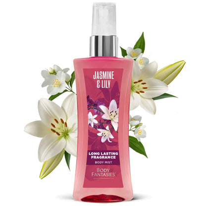 Body Fantasies Jasmine & Lily Body Spray – 3.2 fl oz