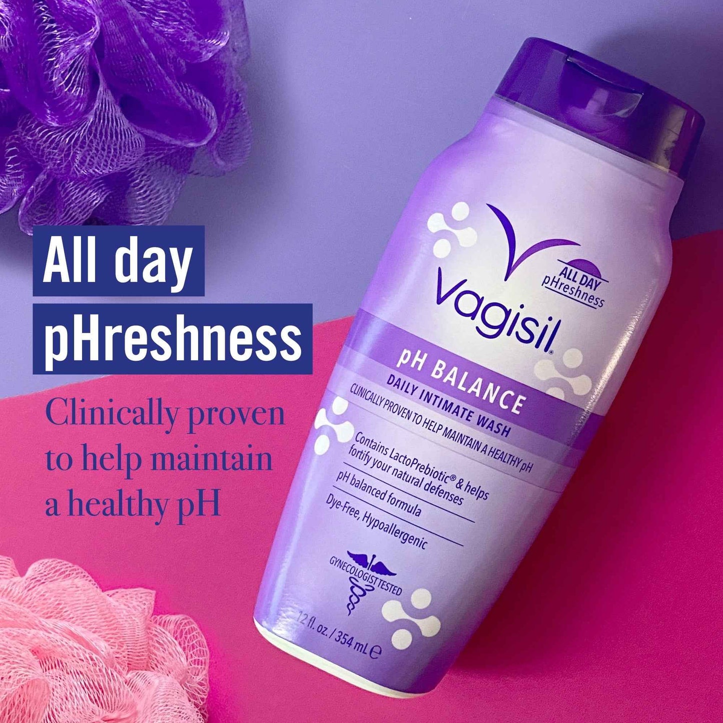 Vagisil pH Balance Daily Intimate Feminine Wash – Gentle Vaginal Cleanser