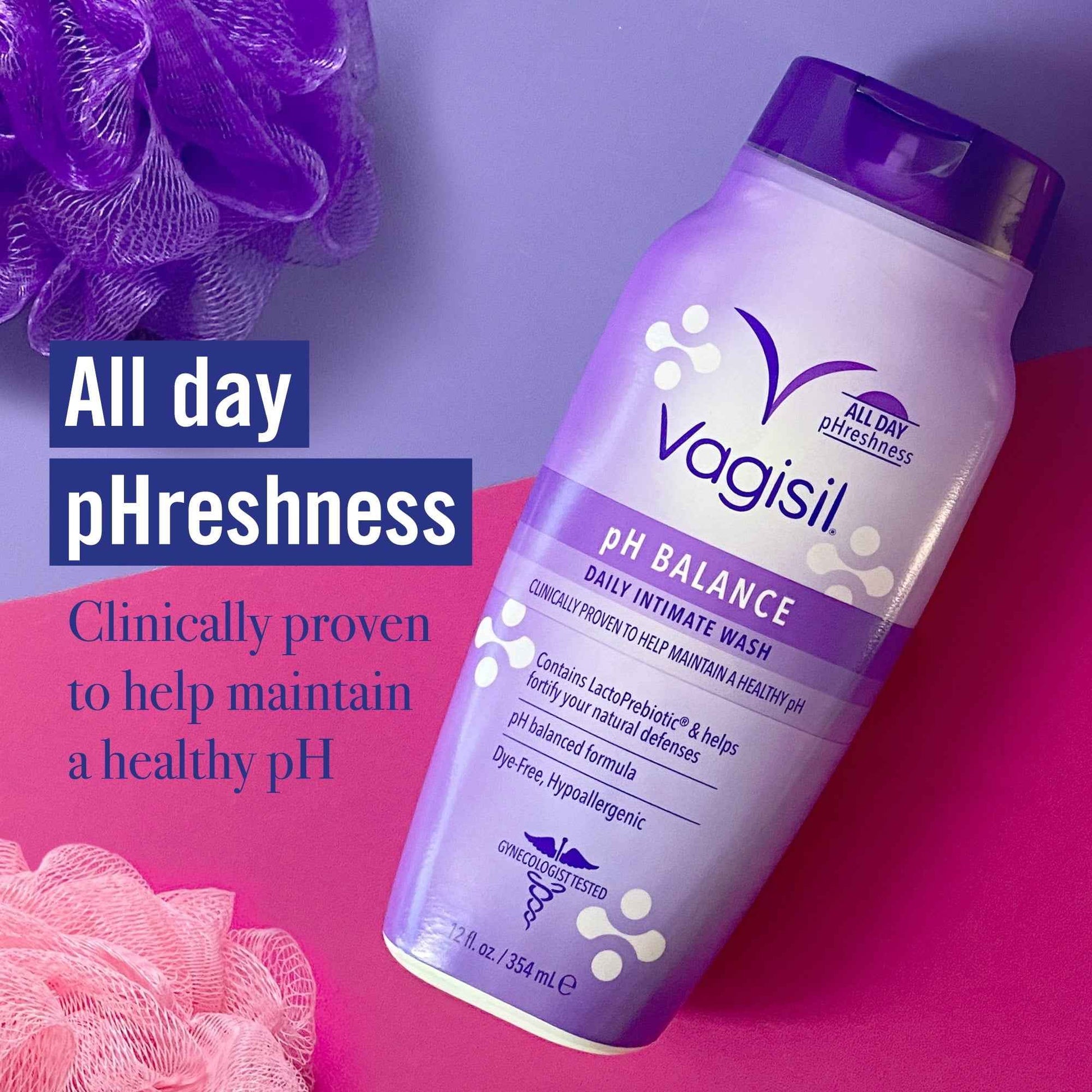 Vagisil pH Balance Daily Intimate Feminine Wash – Gentle Vaginal Cleanser
