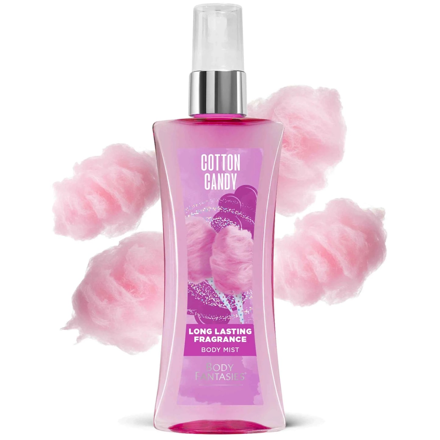 Body Fantasies Cotton Candy Body Spray for Women – 3.2 fl oz
