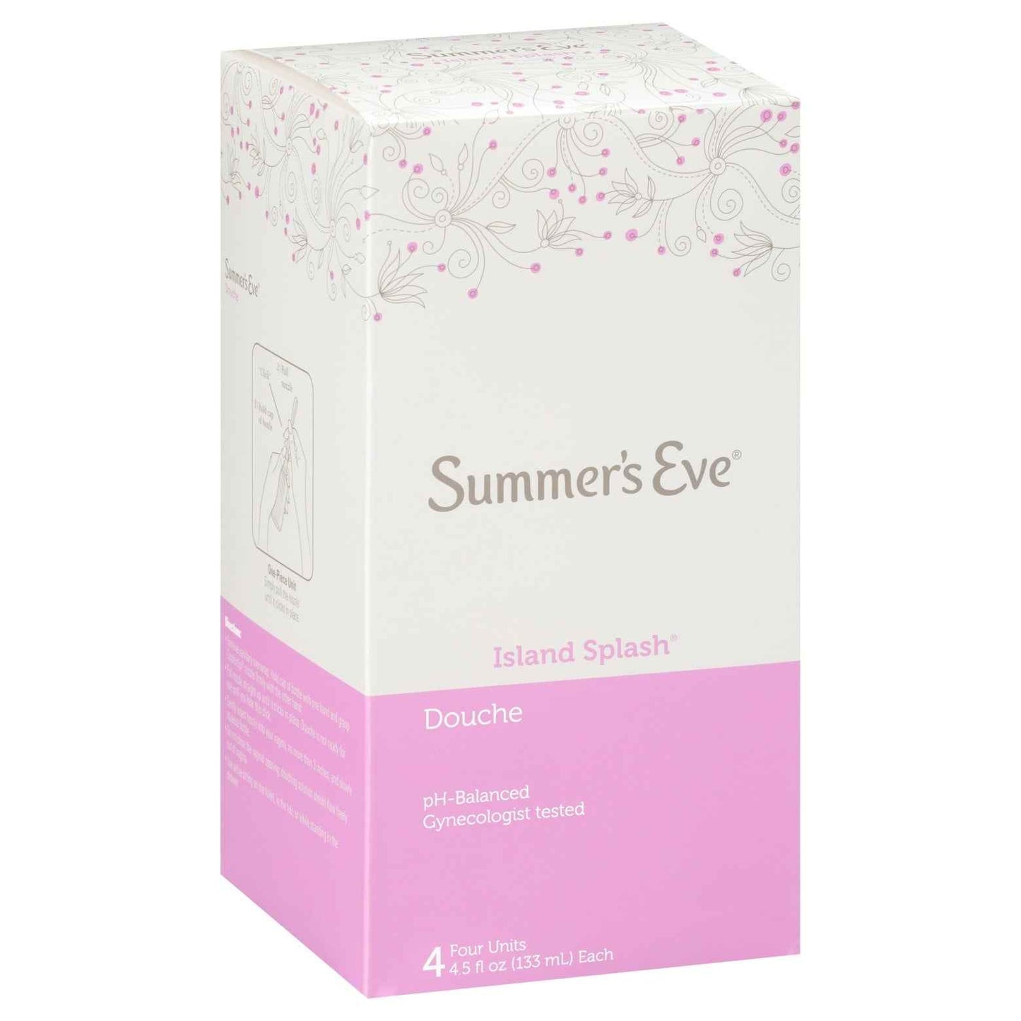 Summer’s Eve Douche, Island Splash – 4 Pack, 4.5 oz Each