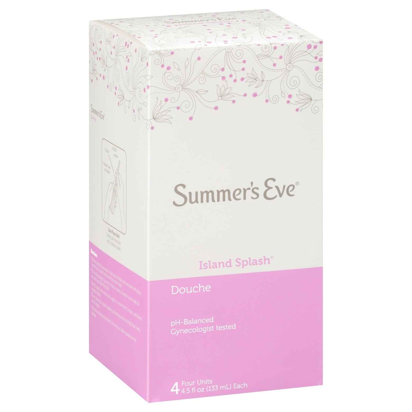 Summer’s Eve Douche, Island Splash – 4 Pack, 4.5 oz Each
