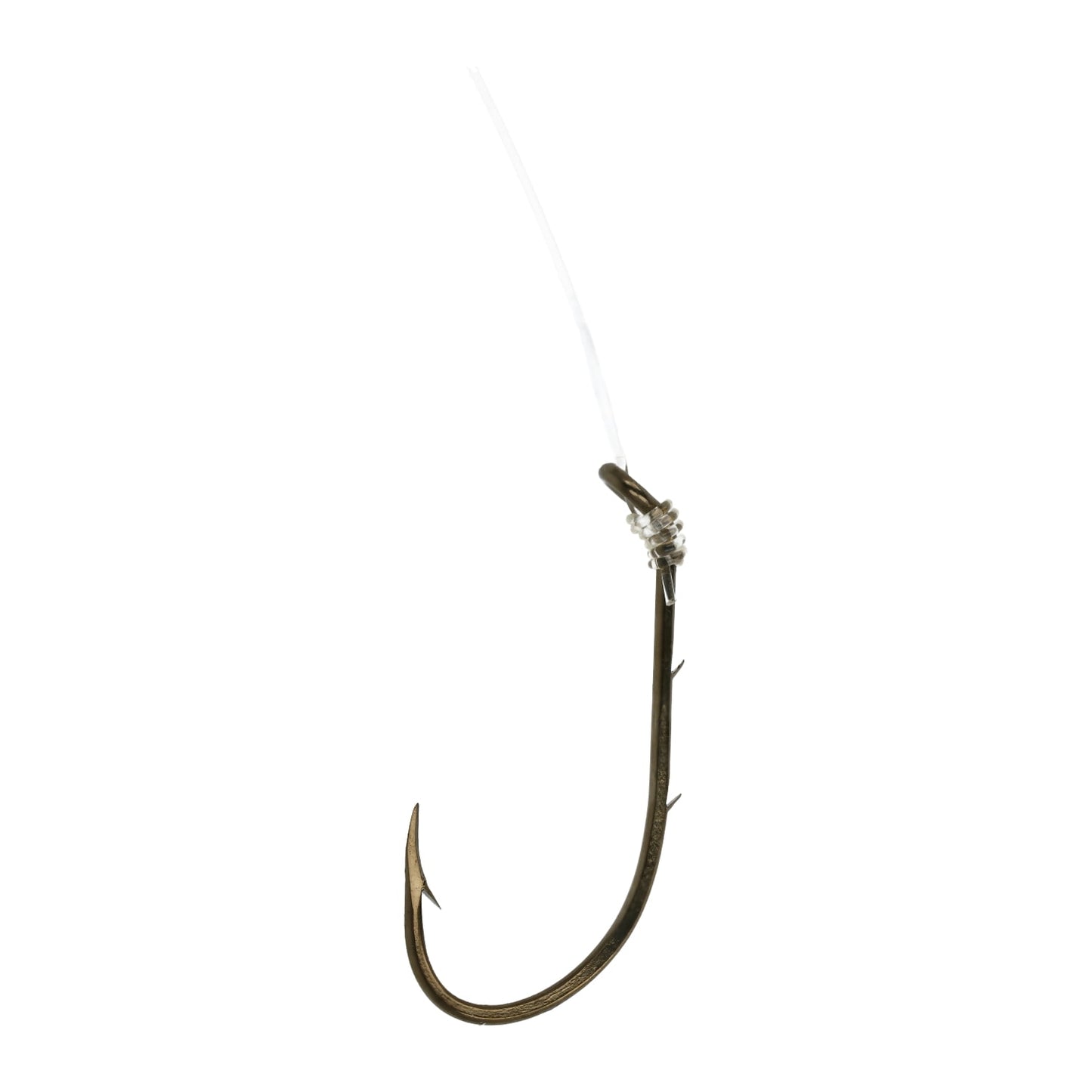Eagle Claw 139H-1 Baitholder Snell Hook, Size 1, Bronze – Pre-Snelled Fishing Hook for Live & Prepared Bait