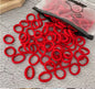 100Pcs Hair Bands for Children – Colorful Nylon Scrunchie Hair Ties, Elastic Hair Leagues for Girls