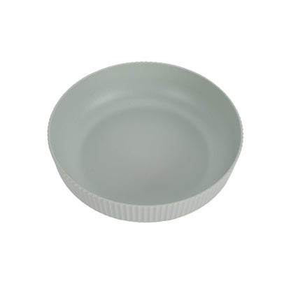 Green Eco-Friendly Recycled Plastic Dinner Bowl – 43-Ounce – Durable & Reusable for Indoor & Outdoor Dining