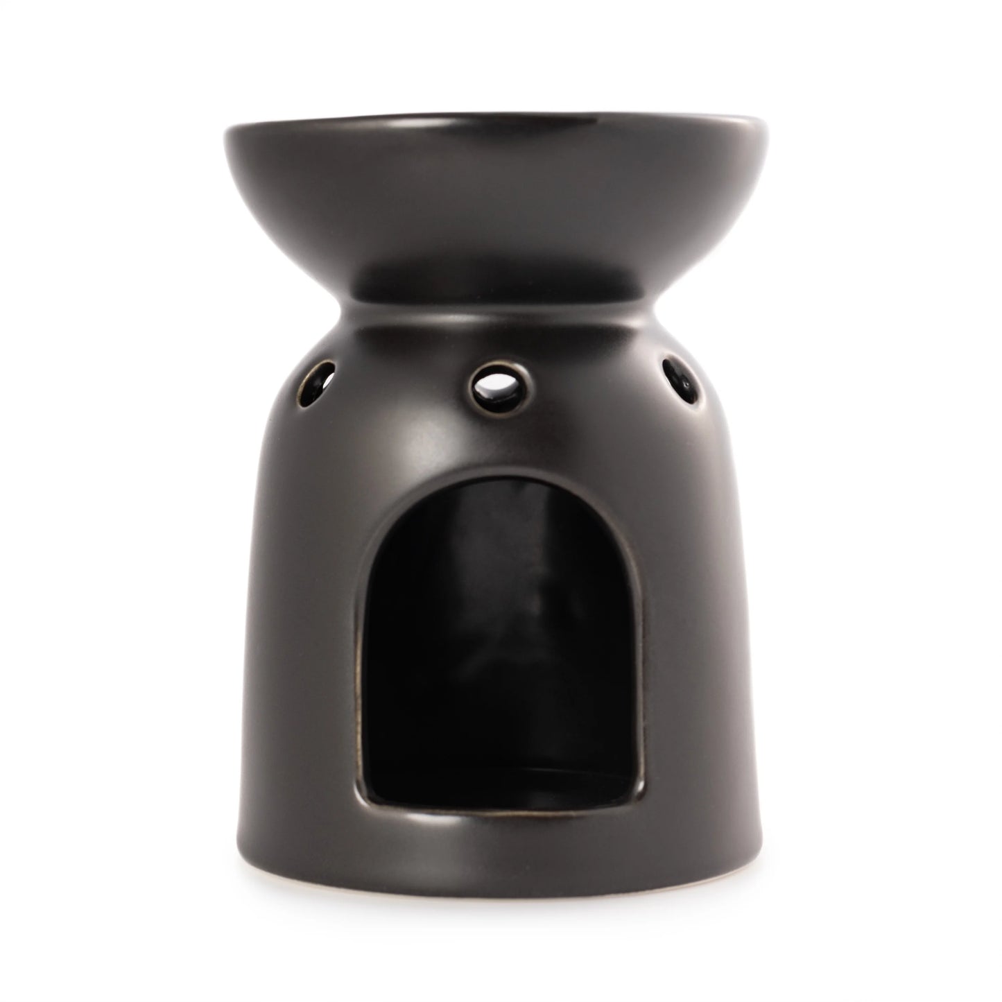 Mainstays Tealight Ceramic Warmer – Black, 1 Pc