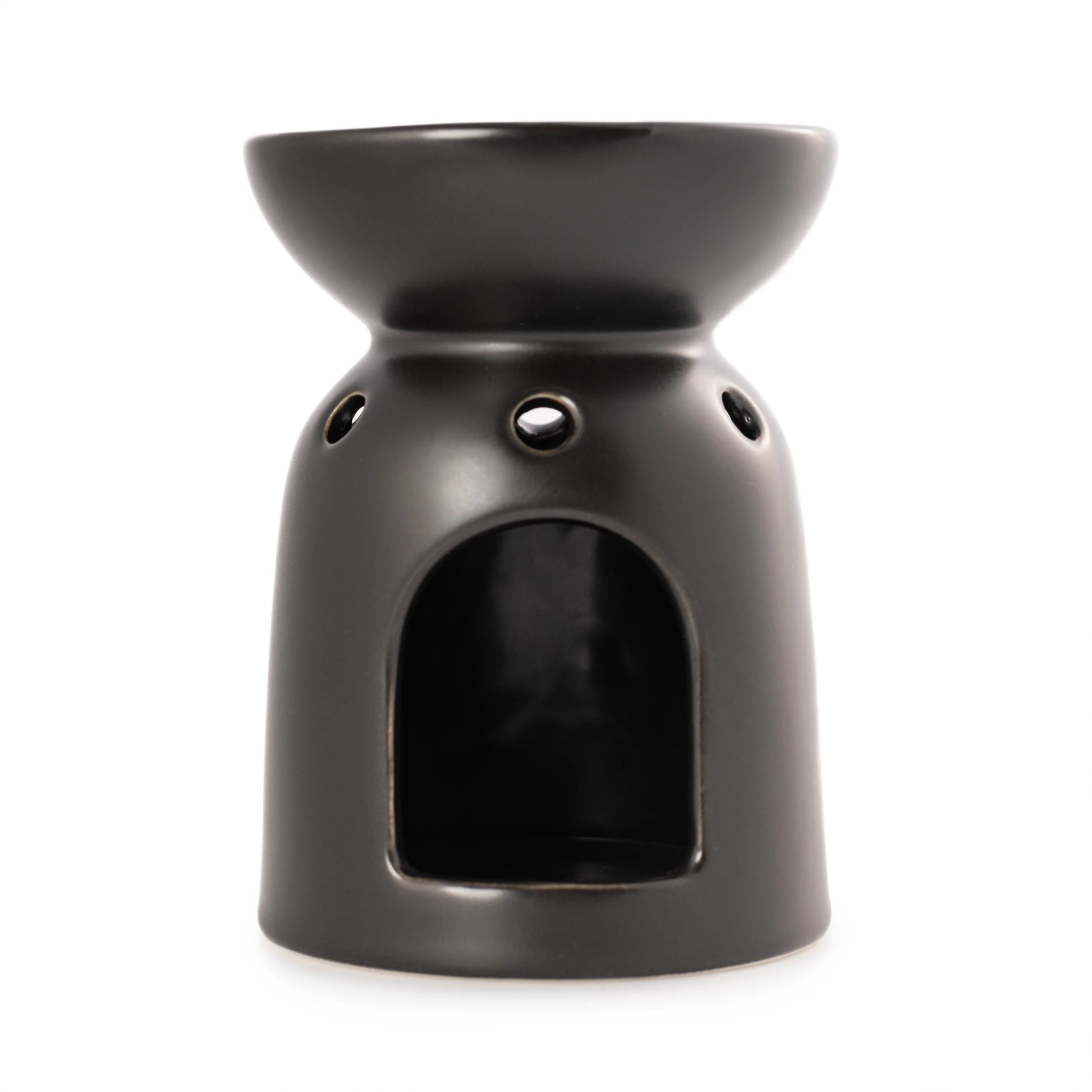 Mainstays Tealight Ceramic Warmer – Black, 1 Pc