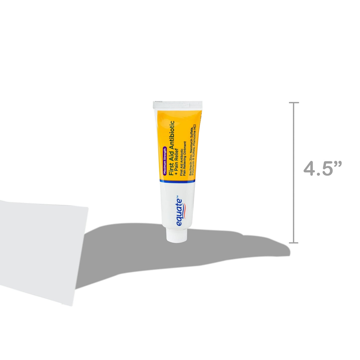 Equate Maximum Strength Antibiotic & Pain Relief First Aid Ointment – 1 oz