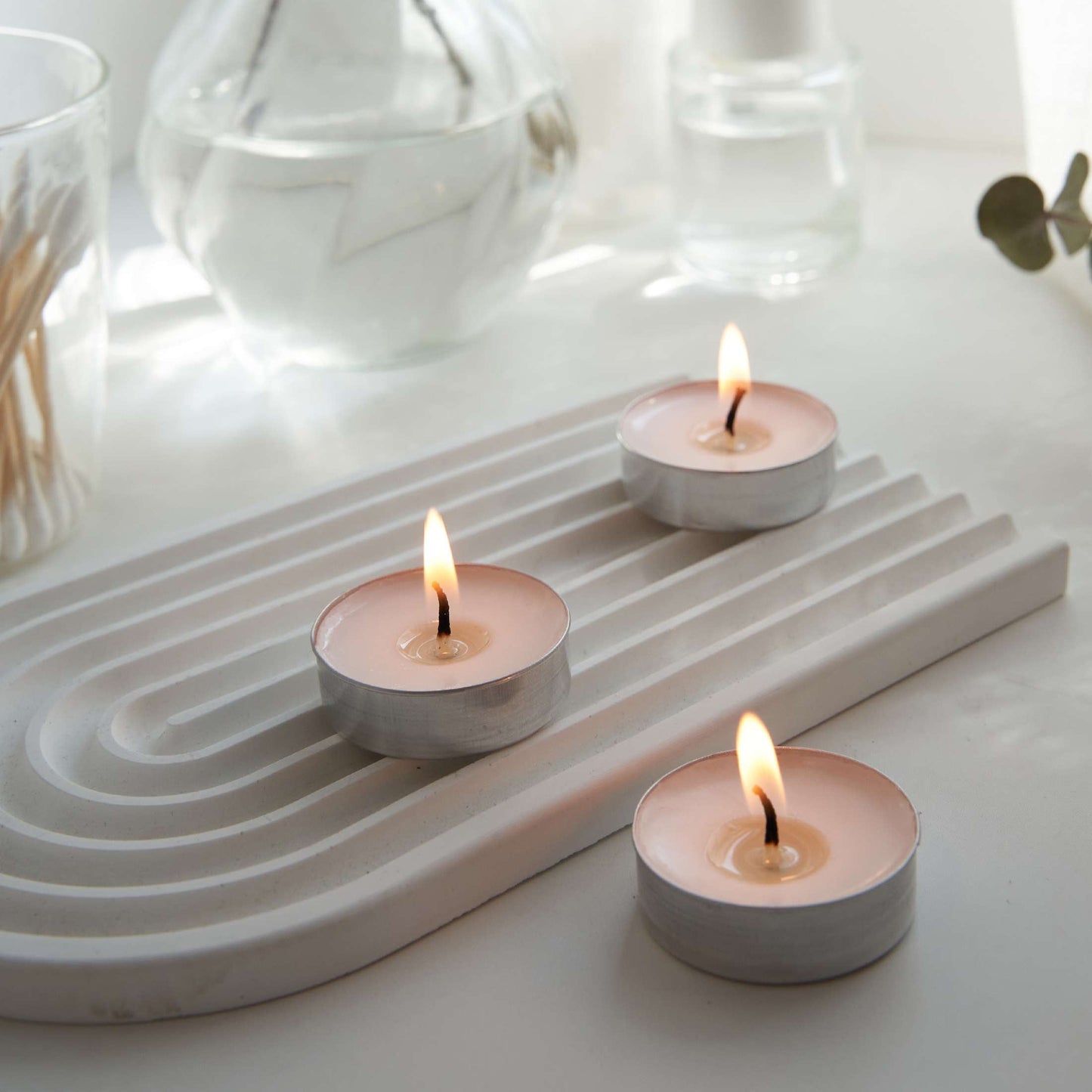 Mainstays White Unscented Indoor/Outdoor Oversized Tealight Candles – Long-Lasting & Versatile Ambiance