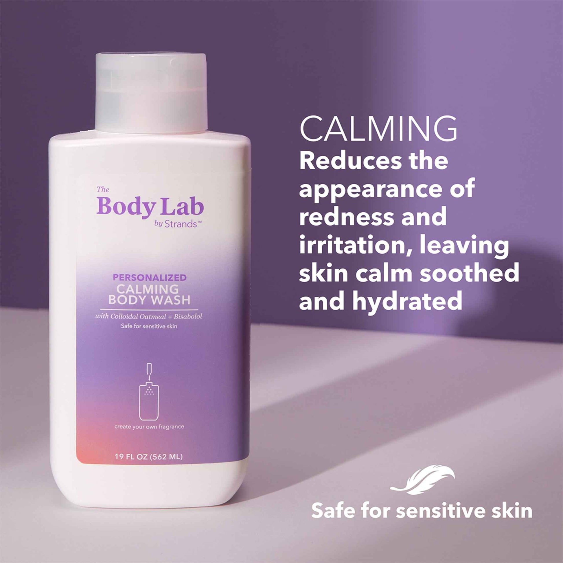 Calming Body Wash for Sensitive Skin – Colloidal Oatmeal & Bisabolol | The Body Lab 19 fl oz